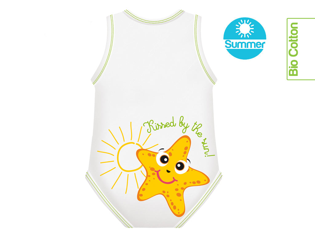 Mitwachsender Baby-Body aus Bio-Baumwolle (SOMMER) - ADViKiDS