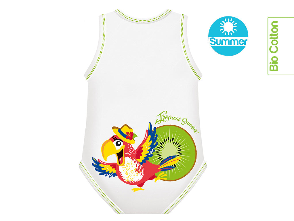 Mitwachsender Baby-Body aus Bio-Baumwolle (SOMMER) - ADViKiDS