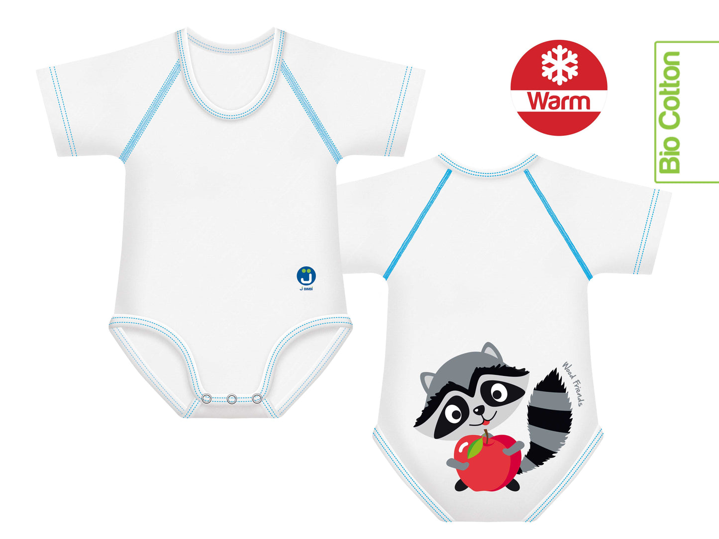 J BIMBI Body WINTER, passend von 0-36 Monate - Herzensfreunde
