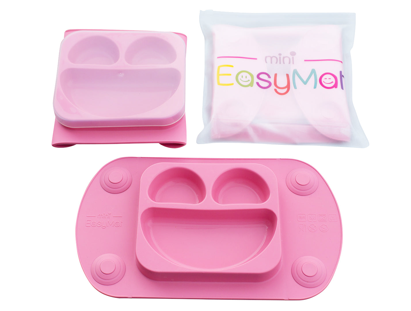 EASYTOTS Mini EasyMat Mini Silikontisch Set - Herzensfreunde