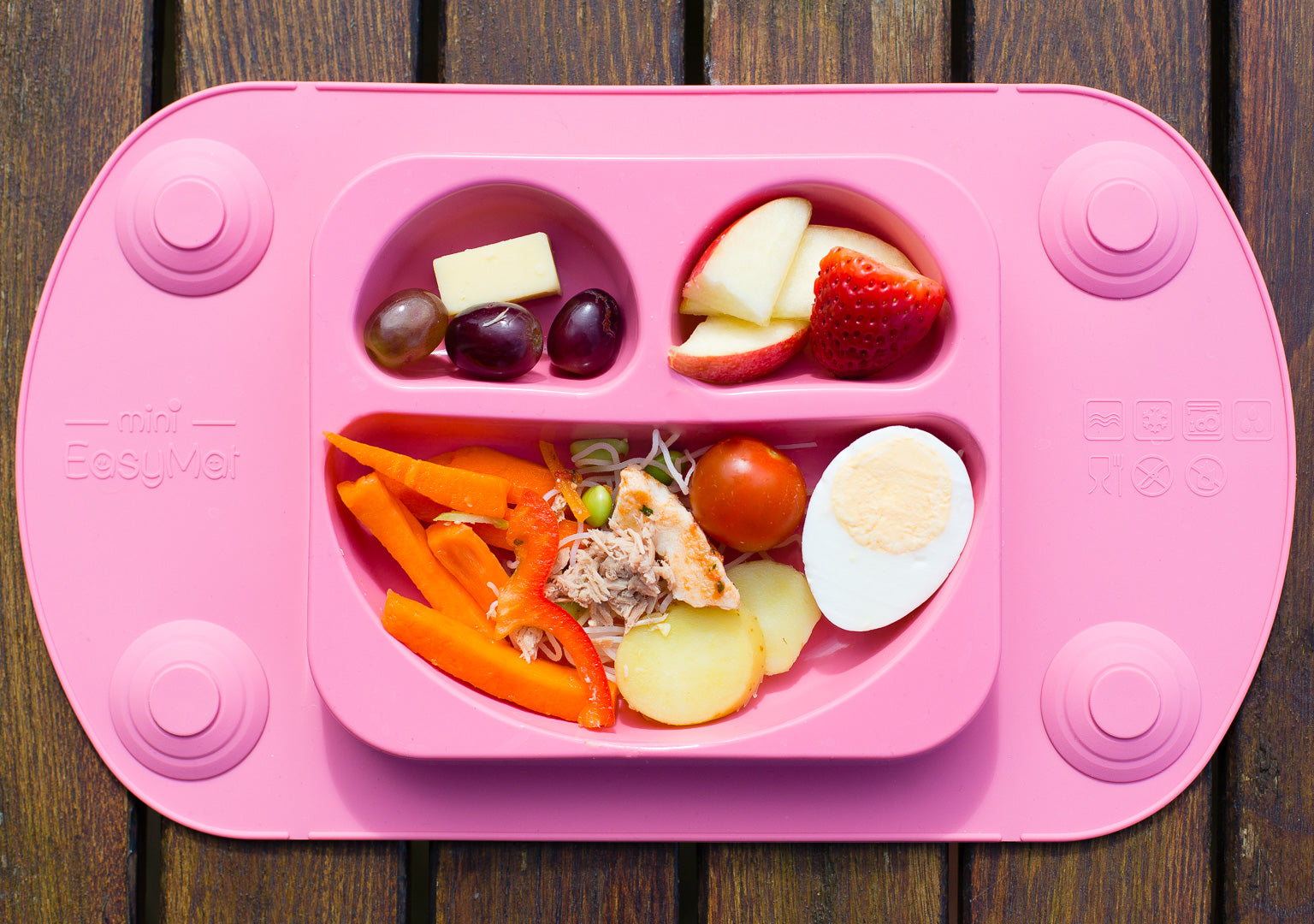 EASYTOTS Mini EasyMat Mini Silikontisch Set - Herzensfreunde