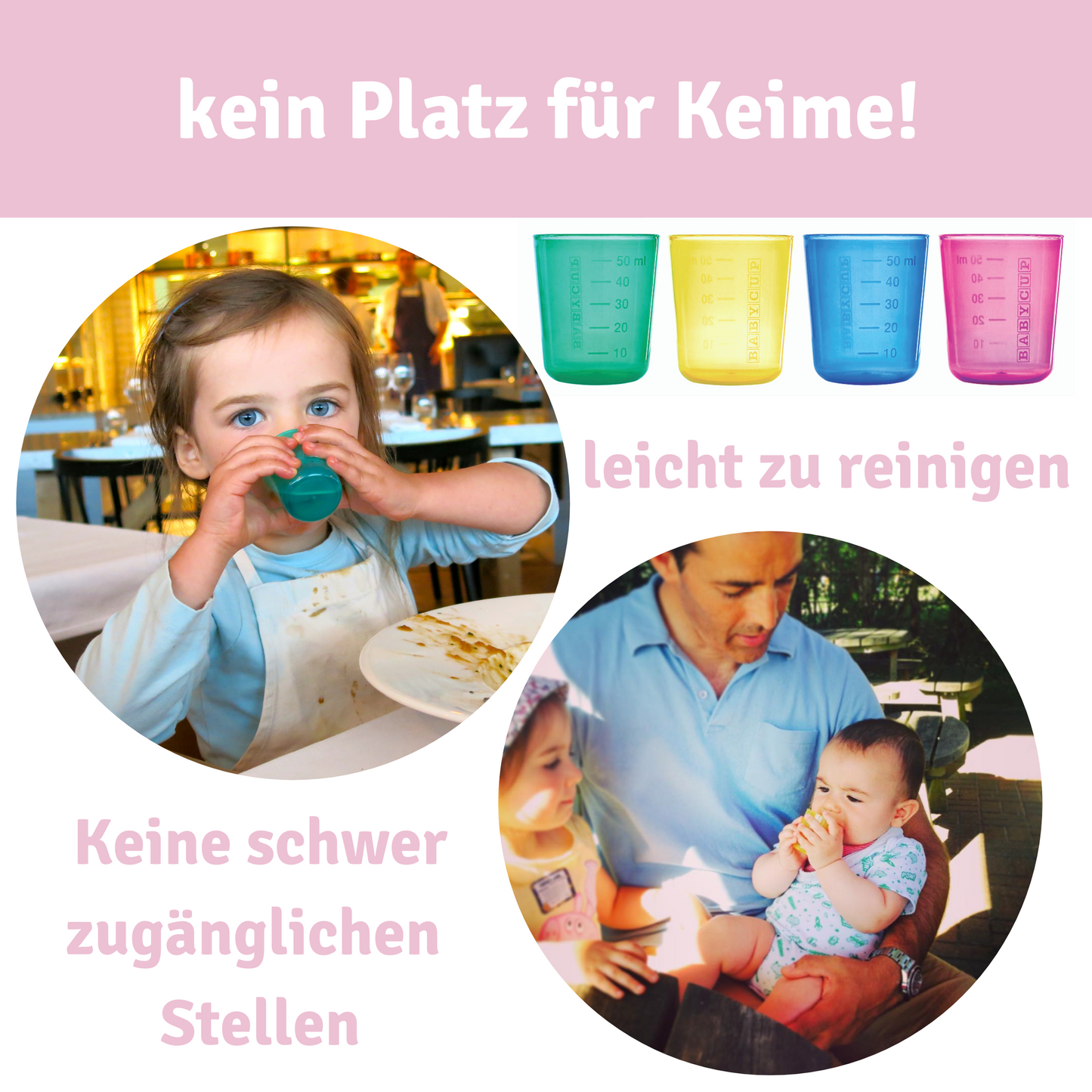 BABYCUP Trinklernbecher - Herzensfreunde