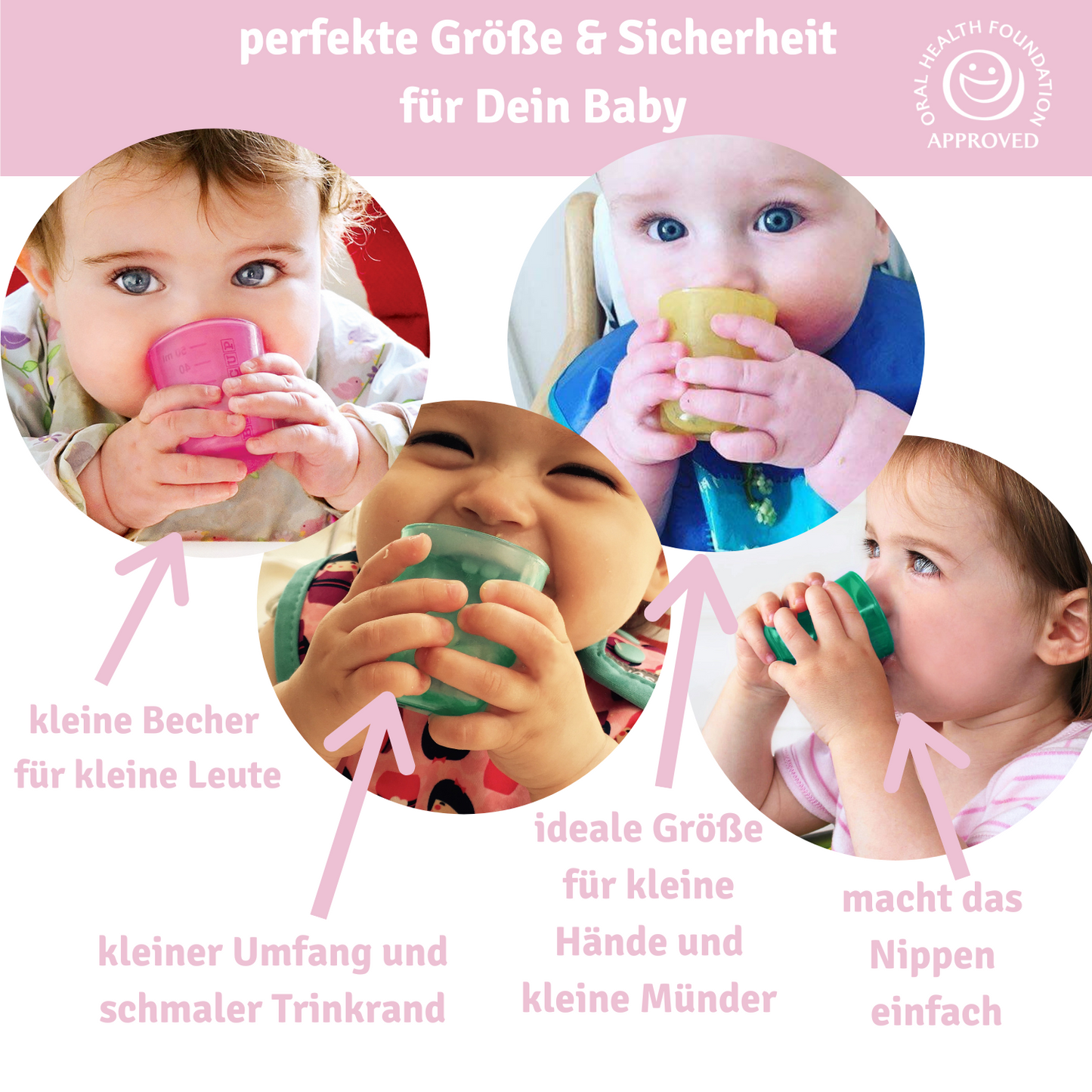 BABYCUP Trinklernbecher - Herzensfreunde