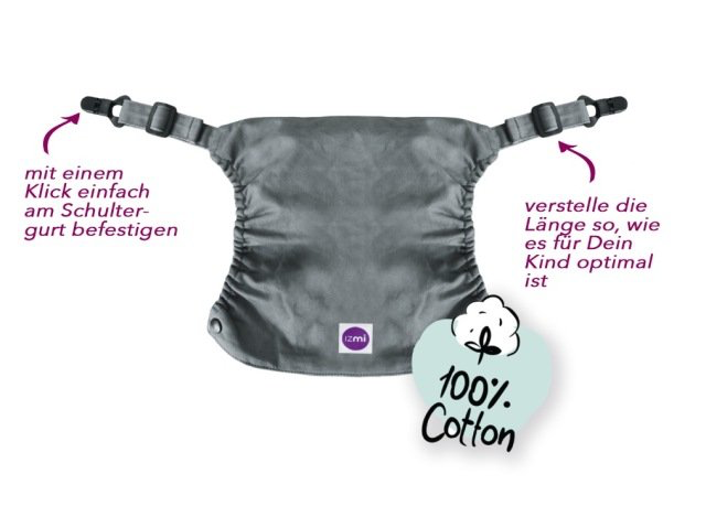 IZMI Kapuze für Babytrage - Herzensfreunde