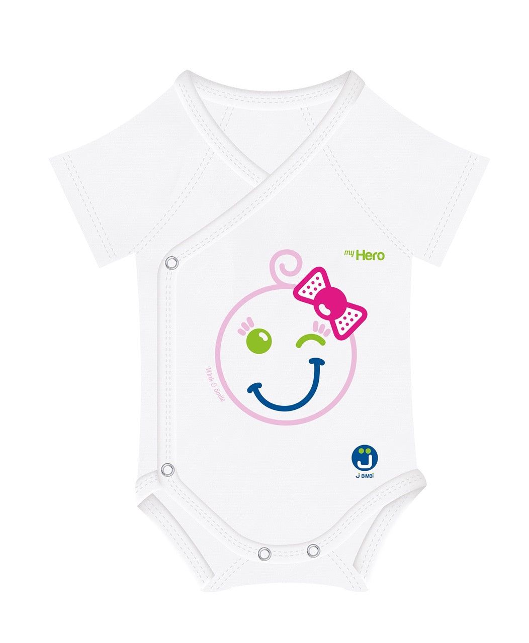 Baby-Body für Frühchen der mit wächst aus Bio-Baumwolle (4SEASON) - ADViKiDS