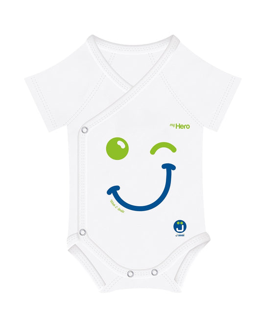 Baby-Body für Frühchen der mit wächst aus Bio-Baumwolle (4SEASON) - ADViKiDS