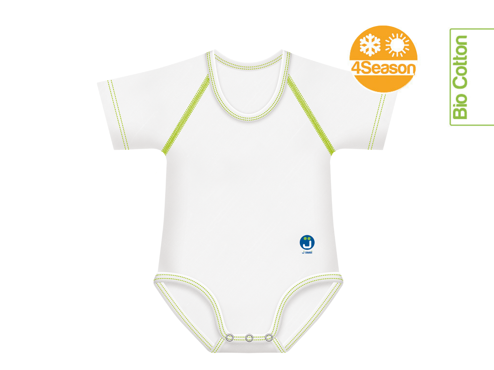 J BIMBI | mitwachsender Baby-Body | aus Bio-Baumwolle | 4SEASON | DINOSAURS & DRAGONS - ADViKiDS