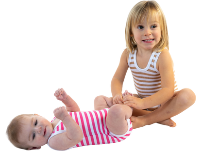 J BIMBI | mitwachsender Baby-Body | aus Bio-Baumwolle | SOMMER | STRIPES - ADViKiDS