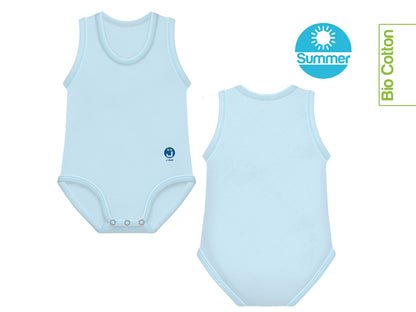 J BIMBI | mitwachsender Baby-Body | aus Bio-Baumwolle | SOMMER | SOLID COLOR - ADViKiDS
