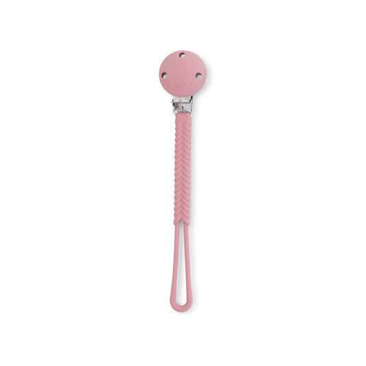 SARO | Schnullerkette „Braid" | Pink