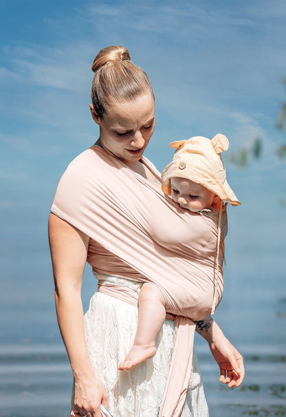 AYALO | AQUA WRAP | perfekt im Wasser | perfekt zum Duschen | aus Yogatex-Material | Pacific Green