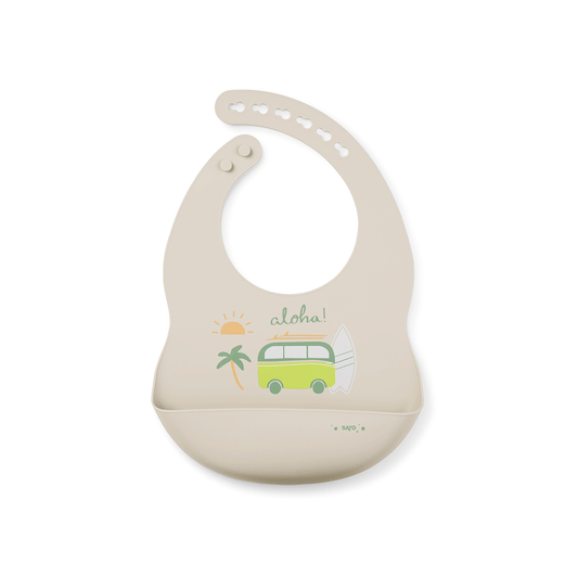 SARO | Silikonlätzchen "Aloha" | Beige