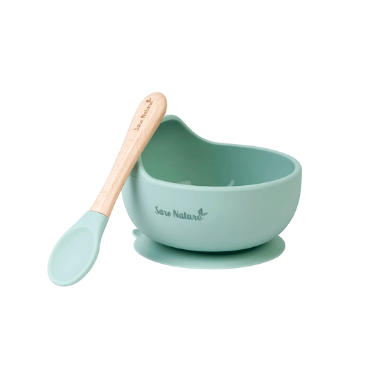 SARO | Kinder Geschirr-Set "Nordic Wave" 2tlg | Mint