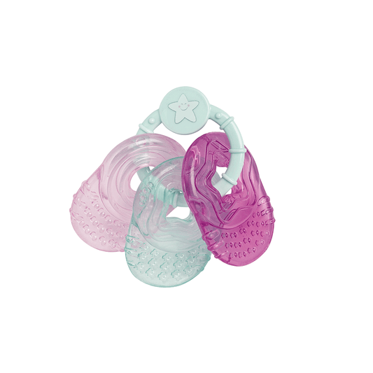 SARO | Spiel & Kühlbeißring "Schlüssel" | Rosa