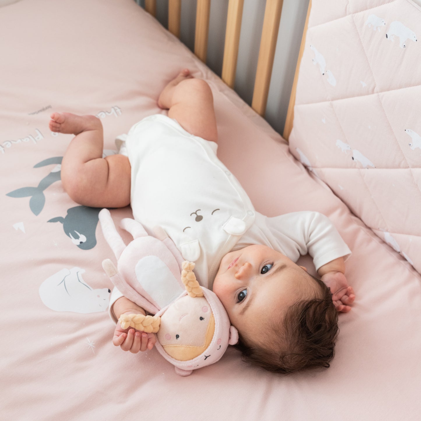 SARO | Plüschpuppe „Luna" | Rosa