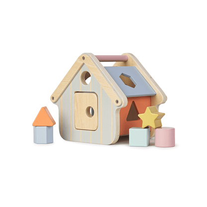 SARO | Puzzle-Steckspiel „Haus" | Bunt