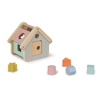 SARO | Puzzle-Steckspiel „Haus" | Bunt