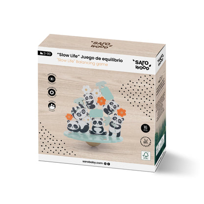 SARO | Balancespiel „Panda" | Bunt