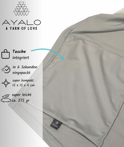 AYALO | AQUA RING SLING | perfekt im Wasser | perfekt zum Duschen | aus Yogatex-Material | Shadow Grey - ADViKiDS