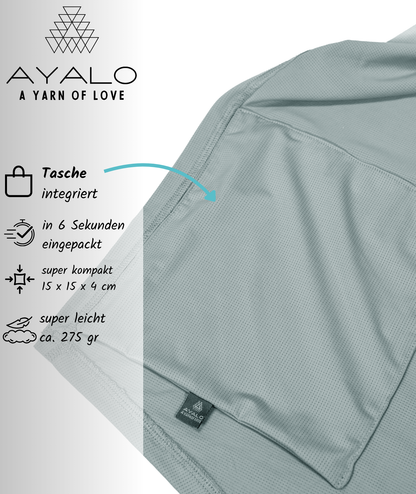 AYALO | AQUA RING SLING | perfekt im Wasser | perfekt zum Duschen | aus Yogatex-Material | Pacific Green - ADViKiDS