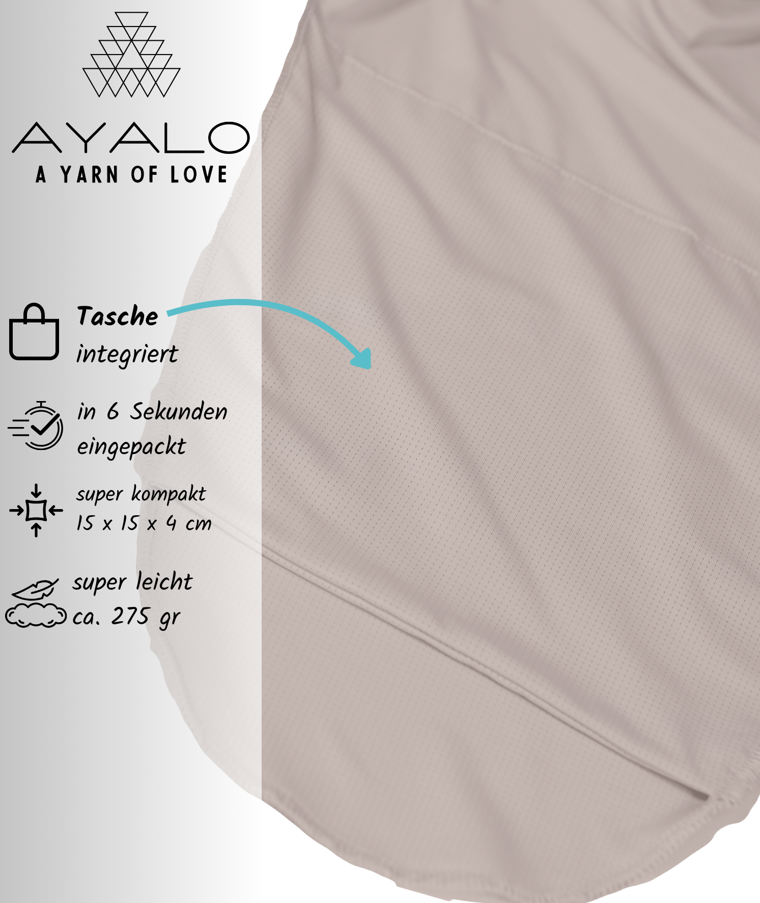 AYALO | AQUA WRAP | perfekt im Wasser | perfekt zum Duschen | aus Yogatex-Material | My Pink Rose - ADViKiDS