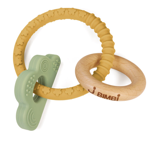 J BIMBI Bite&Play Charms Beißring 4M+ - ADViKiDS