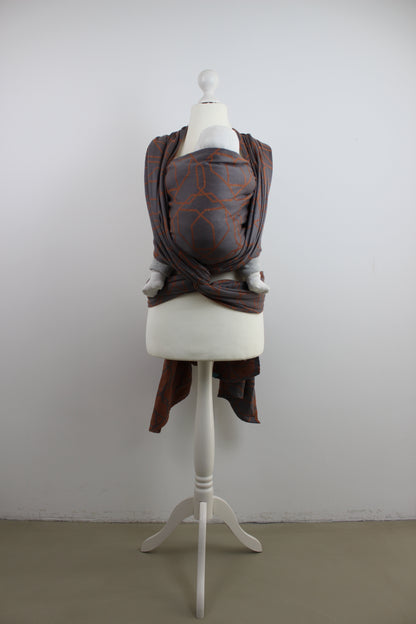 KAAMI | Tragetuch aus Bio-Baumwolle | Gr. 6 | 470cm | Power of Love Copper - ADViKiDS
