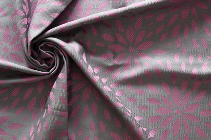 KAAMI | Tragetuch aus Bio-Baumwolle | Gr. 5  | 420cm | Flora Purple Grape