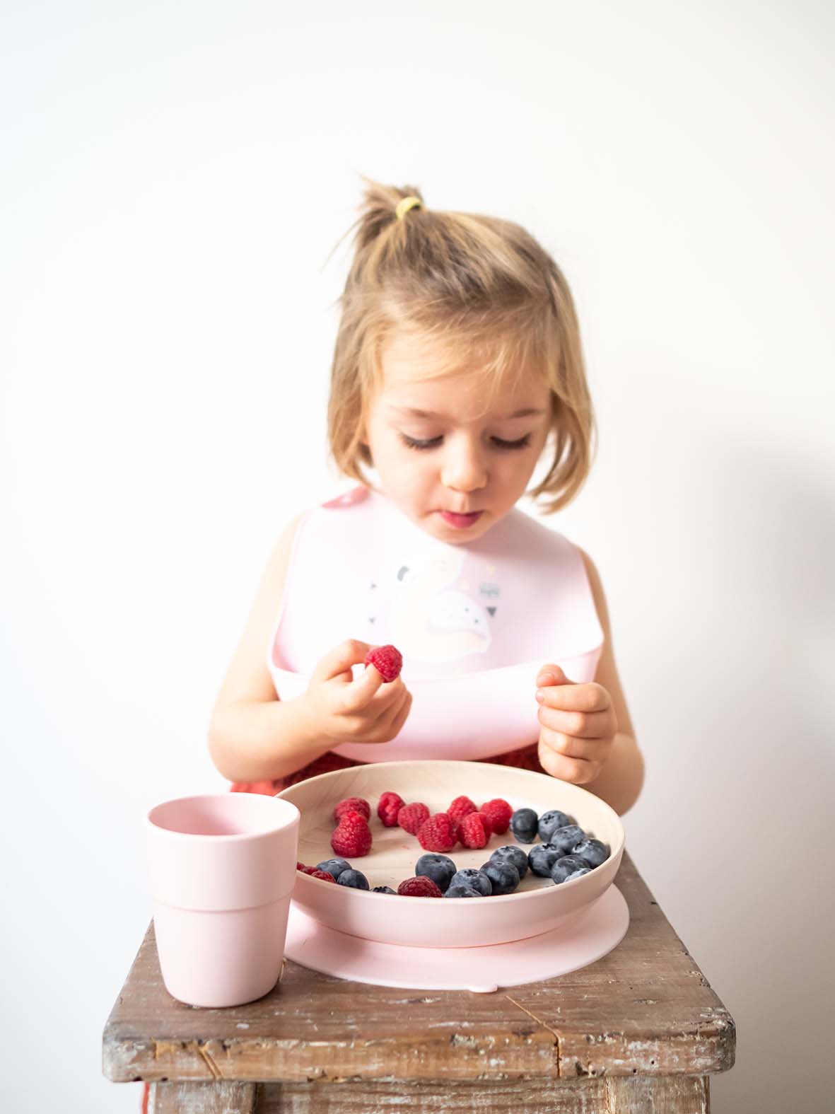 SARO | Kinder Geschirr-Set „Nordic“ 5tlg. | Rosa