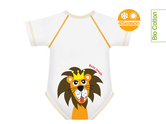 Mitwachsender Baby-Body aus Bio-Baumwolle (4SEASON) - ADViKiDS